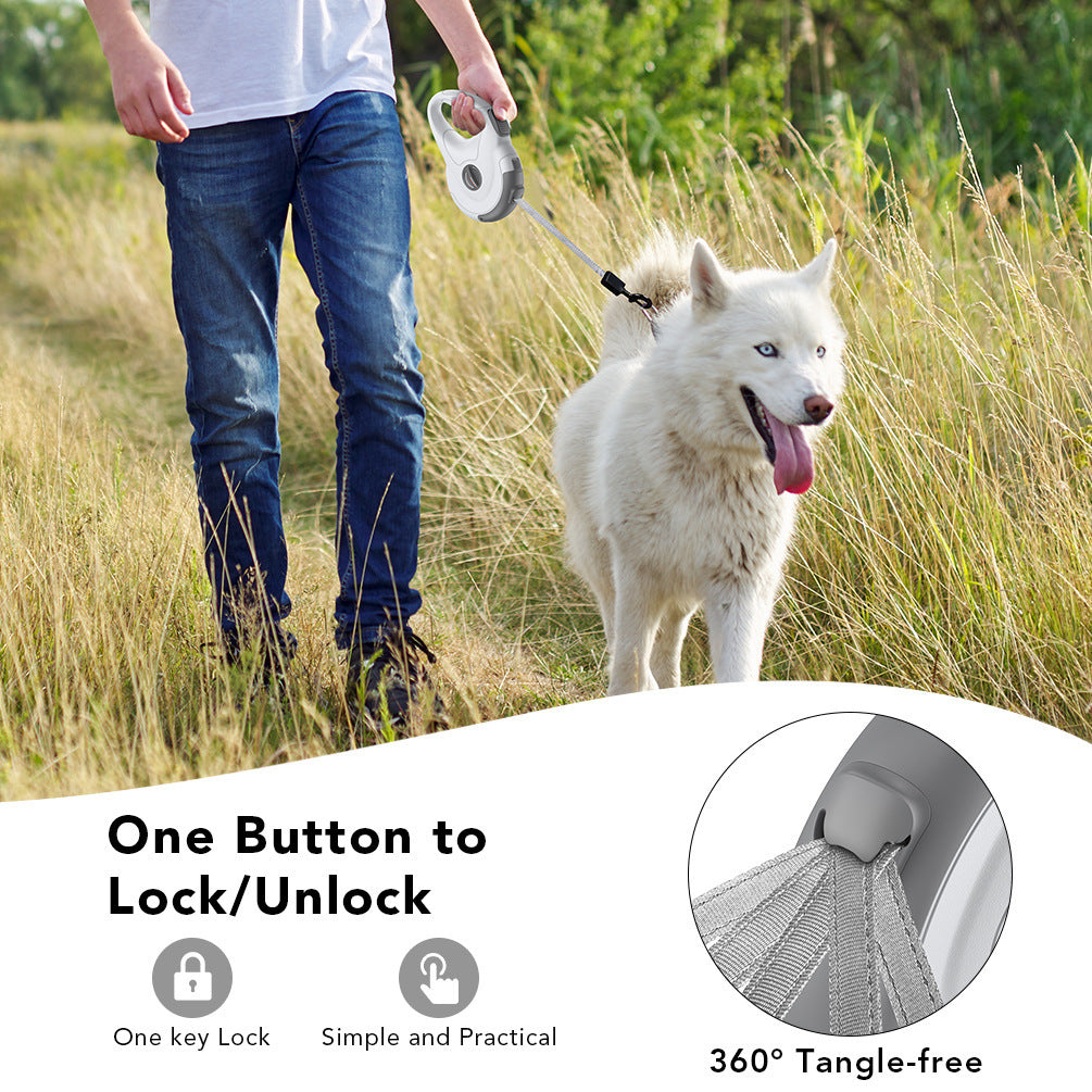 Retractable Reflective Dog Walking Leash