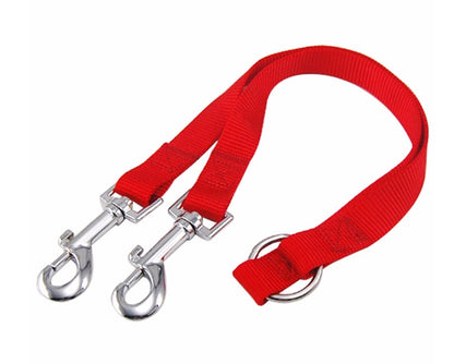 2-Dog Leash Coupler – Double Twin Lead for Walking