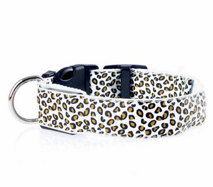 Adjustable Nylon LED Pet Collar