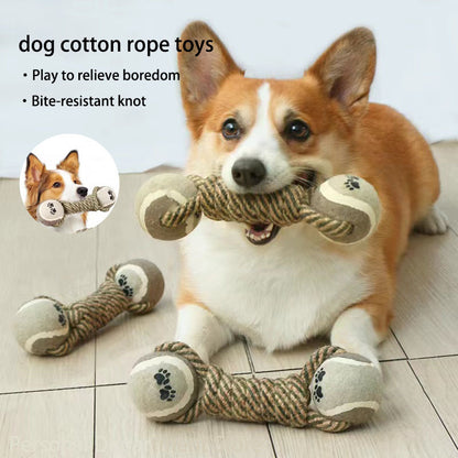 Interactive Cotton Rope Dog Toy