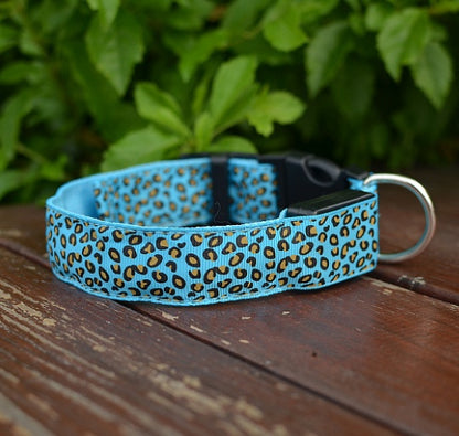 Adjustable Nylon LED Pet Collar