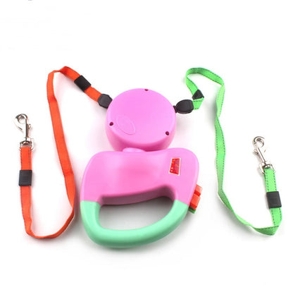 Retractable Dual Pet Walking Leash