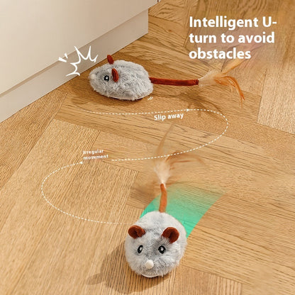 Electric Mouse Cat Toy: Self-Hi Relieving Pole