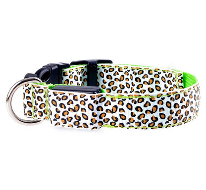 Adjustable Nylon LED Pet Collar