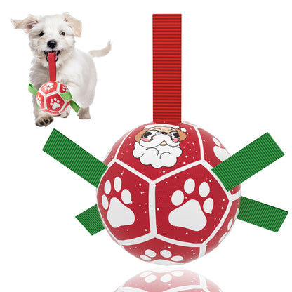 Dog Soccer Ball with Straps – Indoor & Outdoor Toy