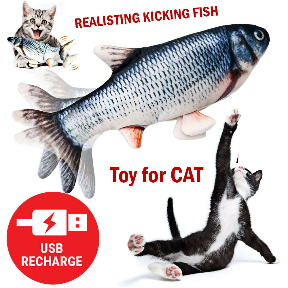 Interactive Electric Fish Toy for Cats