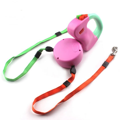 Retractable Dual Pet Walking Leash