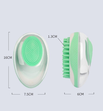 2-in-1 Pet SPA Massage Brush | Soft Silicone Grooming Comb