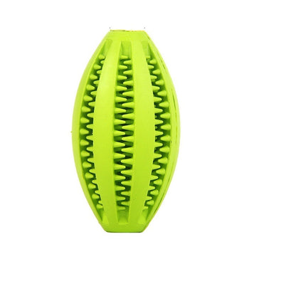 Mint Rubber Feeding Ball with Built-in Food Storage