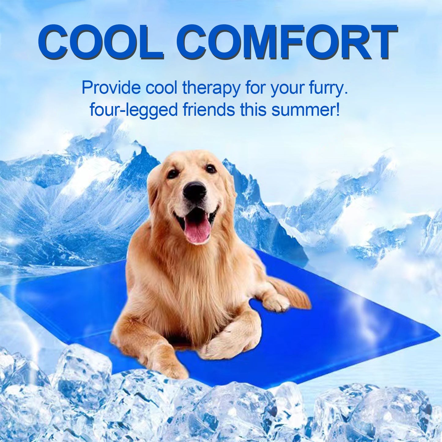 Pressure-Activated Dog Cooling Mat