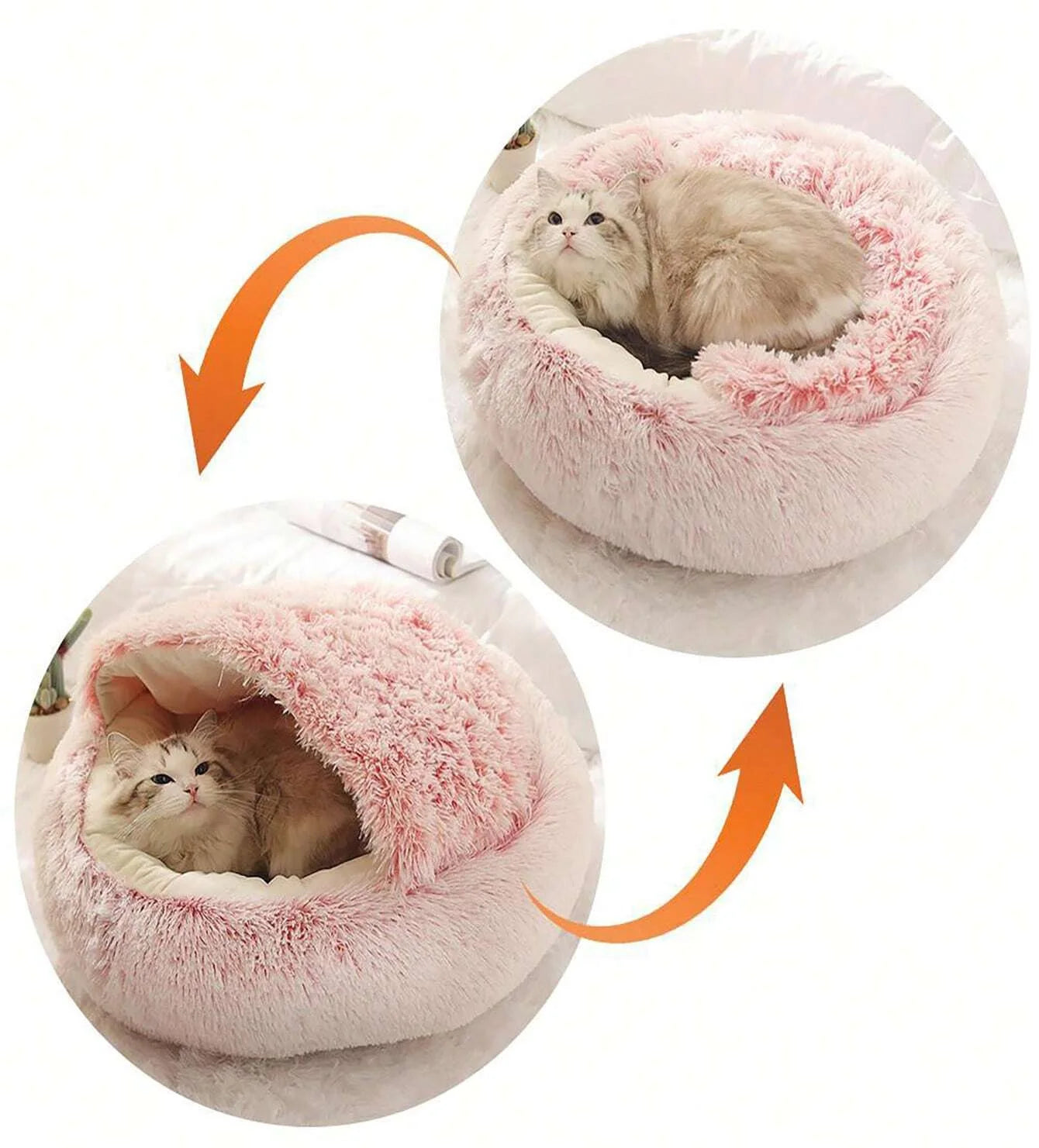 PlushSleep - CozyCave Premium Pet Bed