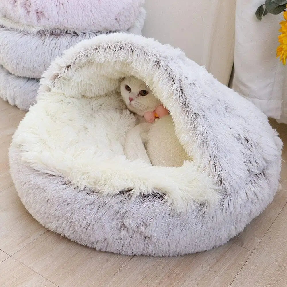 PlushSleep - CozyCave Premium Pet Bed