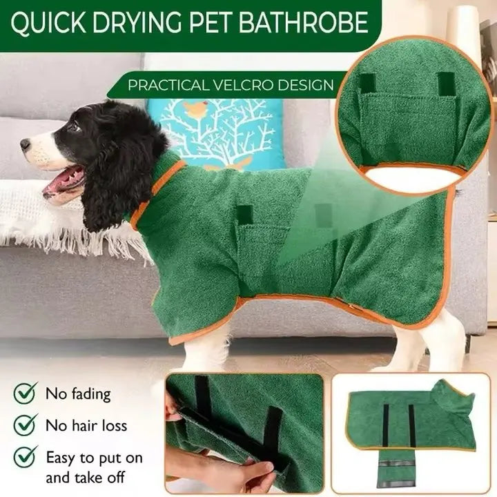 AquaCozy - Quick-Dry Pet Bathrobe