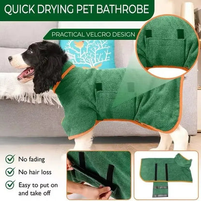 AquaCozy - Quick-Dry Pet Bathrobe