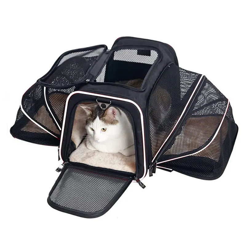 PetHaven - 4 Sides Expandable Foldable Breathable Pet Carrier Bag