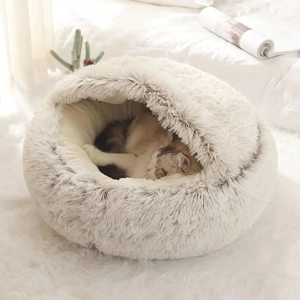 PlushSleep - CozyCave Premium Pet Bed