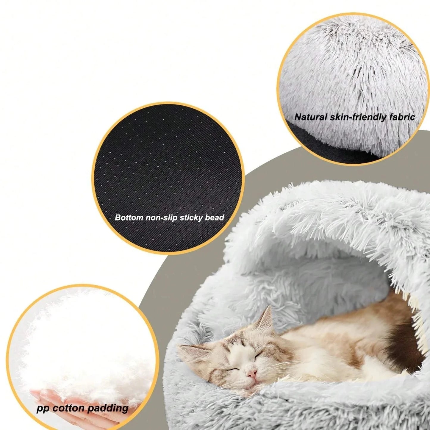 PlushSleep - CozyCave Premium Pet Bed