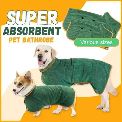 AquaCozy - Quick-Dry Pet Bathrobe