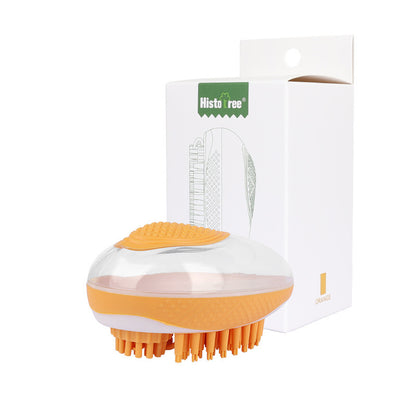 2-in-1 Pet SPA Massage Brush | Soft Silicone Grooming Comb