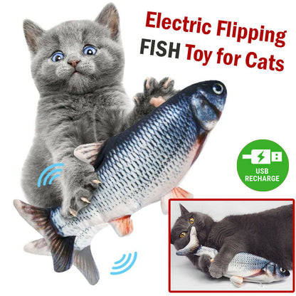 Interactive Electric Fish Toy for Cats