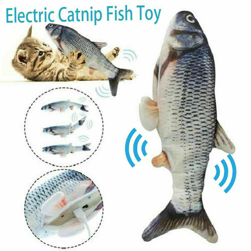 Interactive Electric Fish Toy for Cats