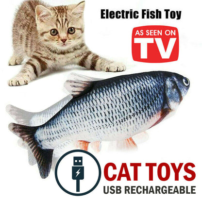 Interactive Electric Fish Toy for Cats