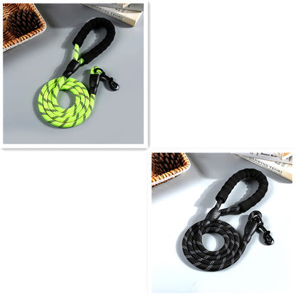 Reflective Nylon Round Rope Dog Leash