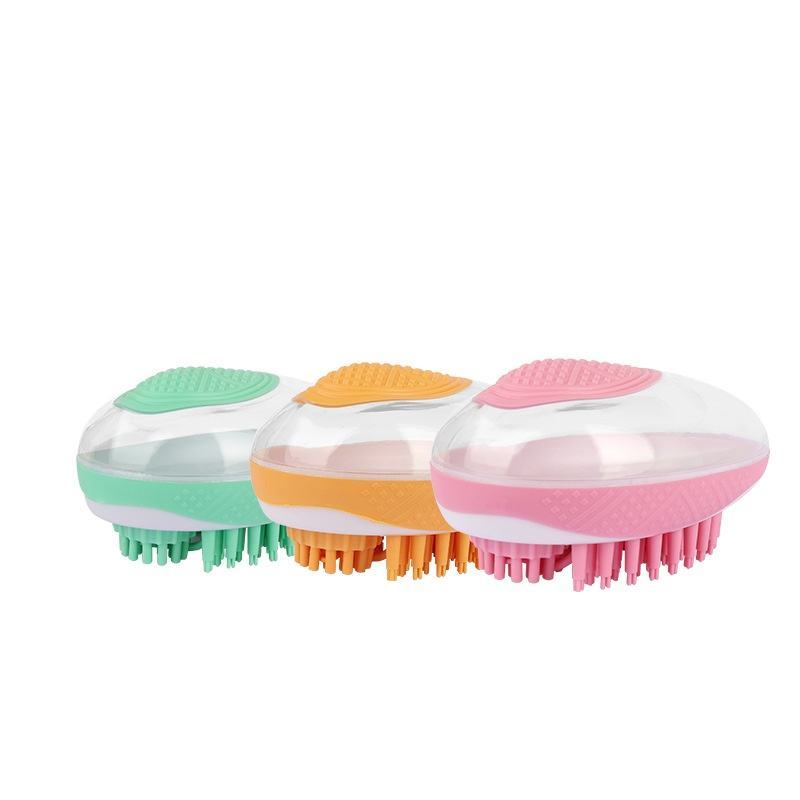 2-in-1 Pet SPA Massage Brush | Soft Silicone Grooming Comb