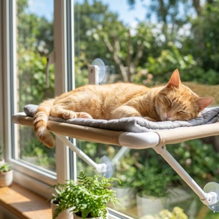 Sturdy Cat Window Perch Hammock