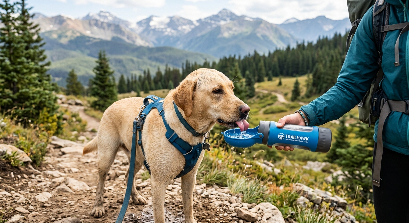 Portable Travel Dog Water Bottle Dispenser