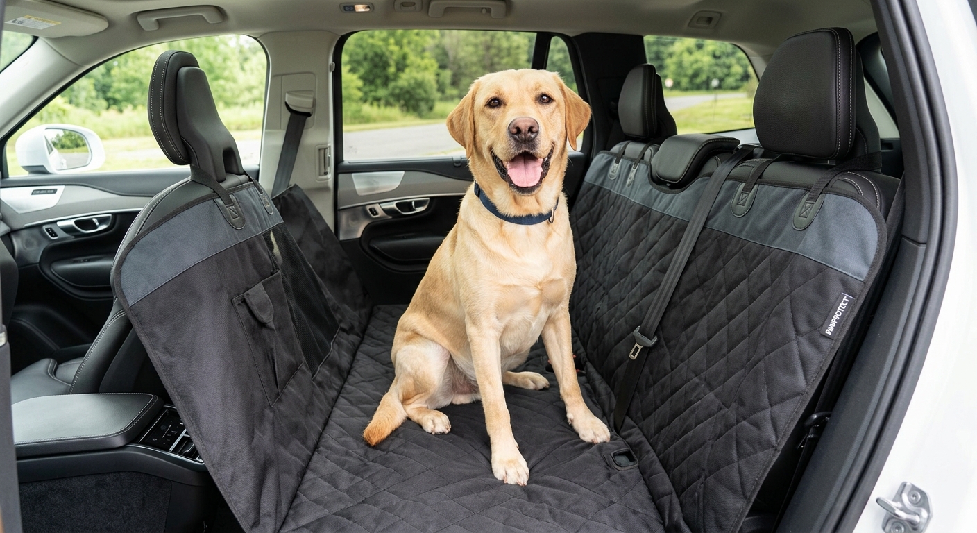 Heavy-Duty Waterproof Dog Car Seat Cover