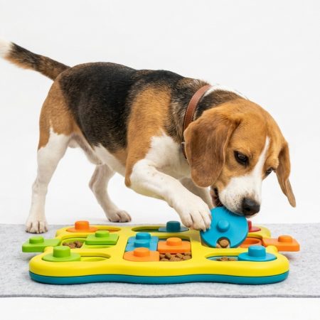 Interactive Dog Puzzle Feeder Toy