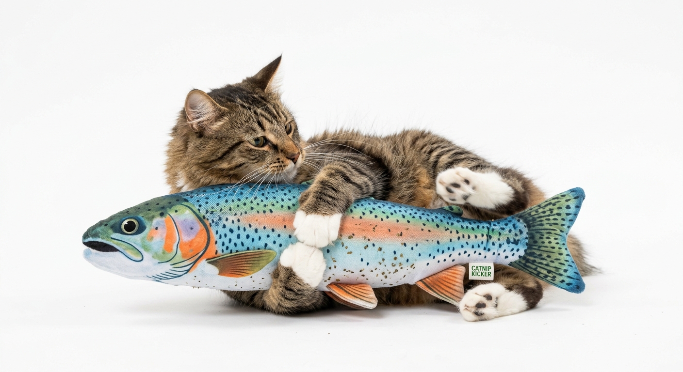 Organic Catnip Fish Kicker Toy
