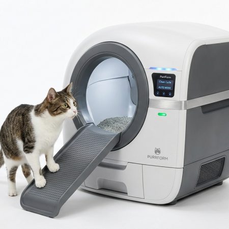 Smart Self-Cleaning Automatic Cat Litter Box