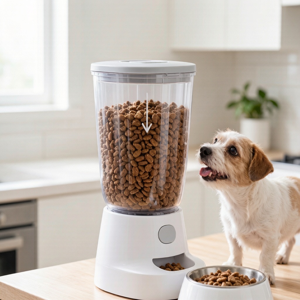 Automatic Pet Food Storage Dispenser
